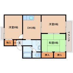 近鉄新庄駅 徒歩10分 1階の物件間取画像